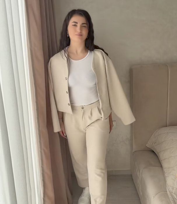 spodnie garniturowe i marynarka