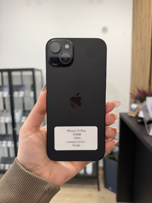 Telefon iPhone 15 Plus 128GB Czarny Apple Gwarancja iTrade