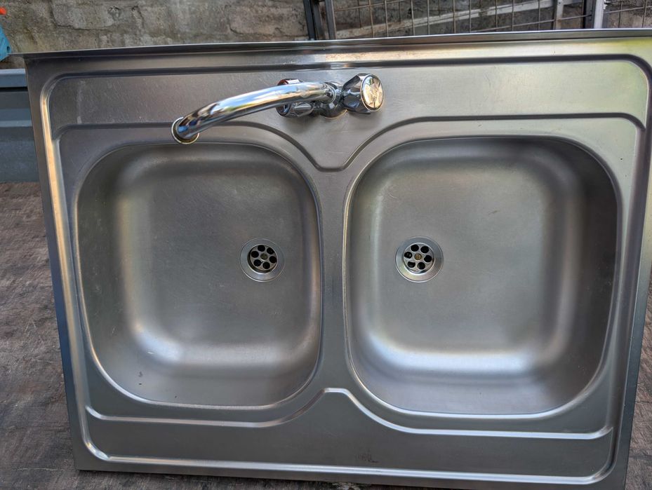 Umywalka 80x60cm stal nierdzewna