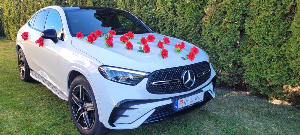 Samochód do ślubu nowy Mercedes GLC 200 Coup