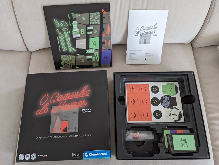 Jogo de tabuleiro "O Caminho do Humor"