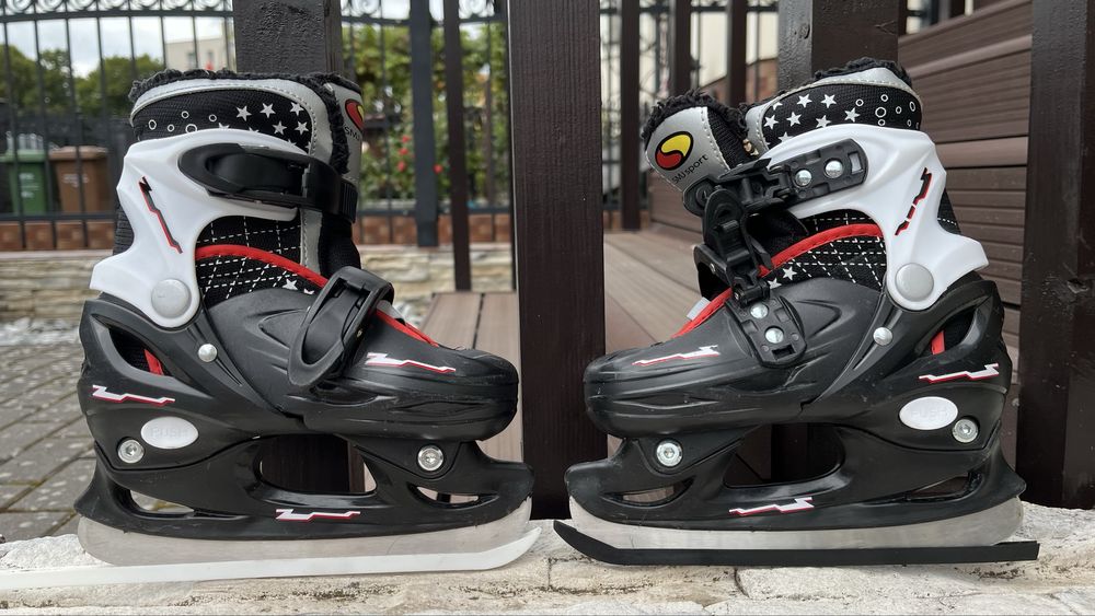 Łyżwy dziecięce SMJ Sport regulowany rozmiar 30-33