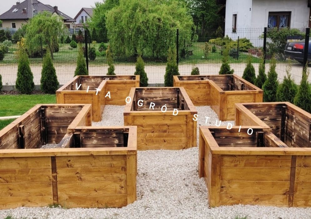 Podwyższone grządki gr. 4,5cm! Warzywnik, inspekt. PREMIUM!