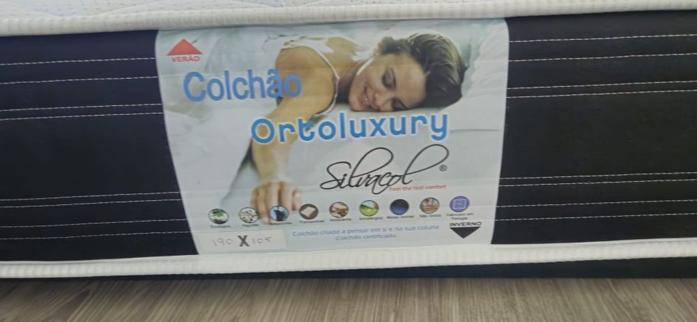 Colchão e estrado 105x190