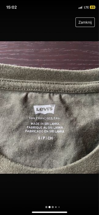 Koszulka Levi’s r. S