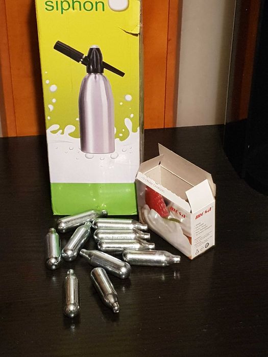 NOWY syfon saturator + naboje kupiony na allegro