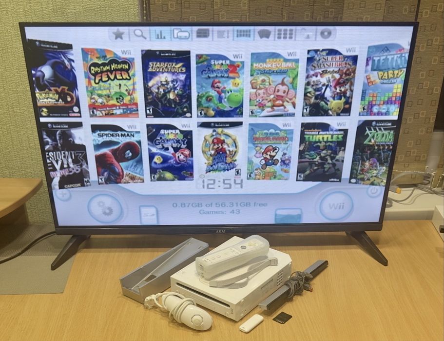 Nintendo Wii Білий колір | Увімкнув та грай | 64гб+40+ігор
