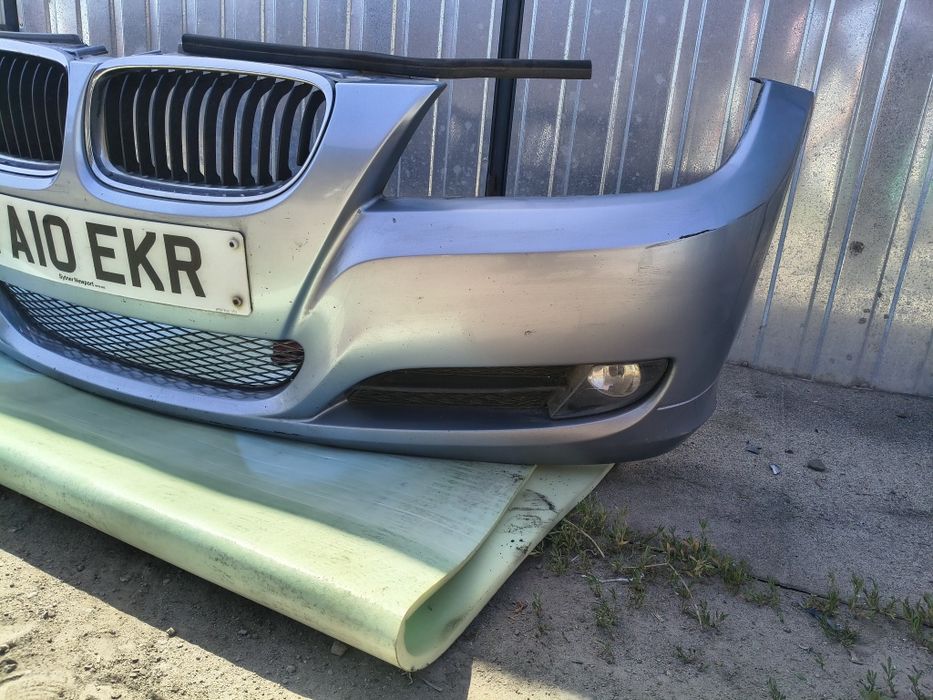 Zderzak przód BMW E90 E91 BLUEWATER METALLIC Lift LCI Kompletny Wysyłka