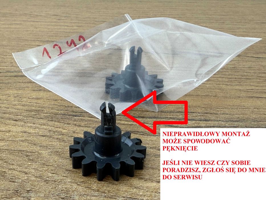 Zębatka potencjometru płyty głównej thermomix tm31 pokrętło