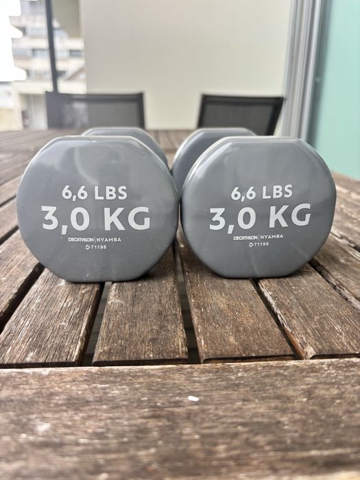 Pesos de musculação 3,0 kg