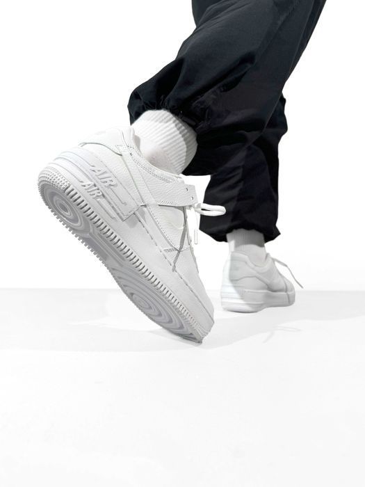 Кросівки Nike Air Force 1 Shadow Triple White premium