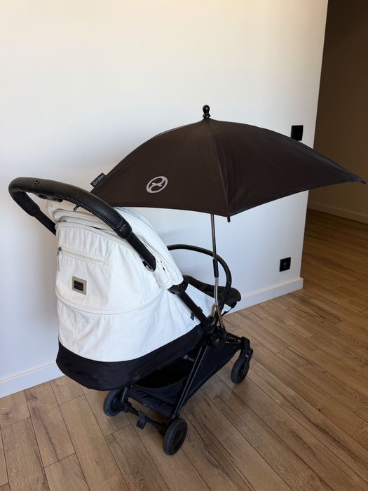 Cybex Coya Platinum off White повний комплект (бампер/сітка/підстаканник/парасоля)+чохол в подарунок !Окремо нічого не продається!