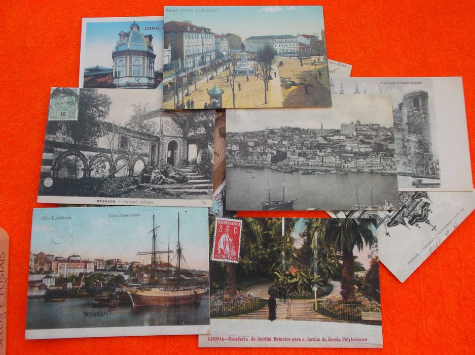 Coleção de 50 Postais de Portugal