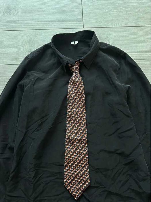 Krawat jedwabny paco rabanne paris żaglówka