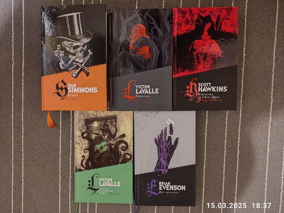 Zestaw horrorów Drood Dan Simmons Odmieniec Dni ostatnie Ballada NOWE
