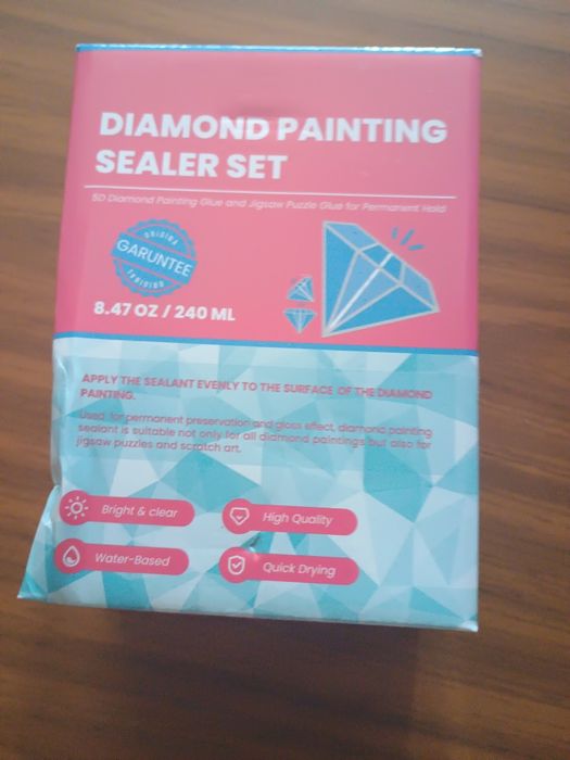 Zestaw do zabezpieczania mozaiki diamentowej