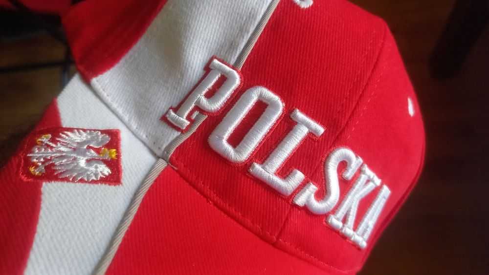 Czapka kibica, czapka z daszkiem Polska, czapka na mecz