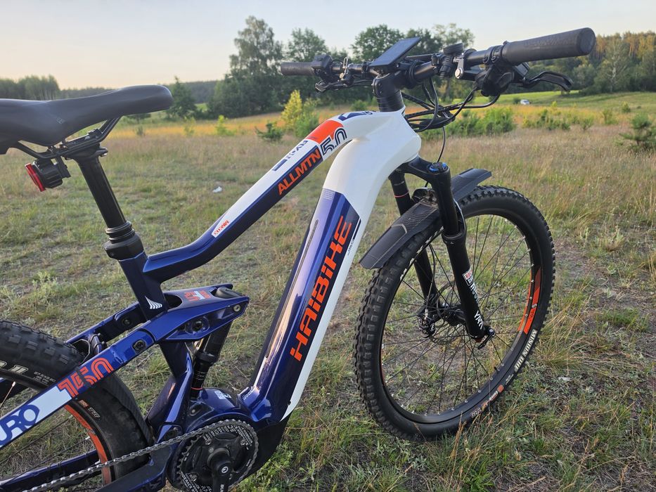 Rower elektryczny haibike flyon mtb zasięg ponad 130km rama M