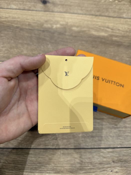 Porfel Louis Vuitton skórzany brązowy