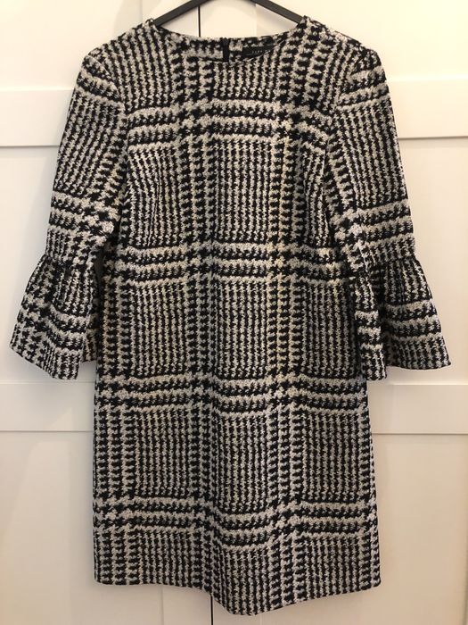 Vestido Zara Preto e Branco