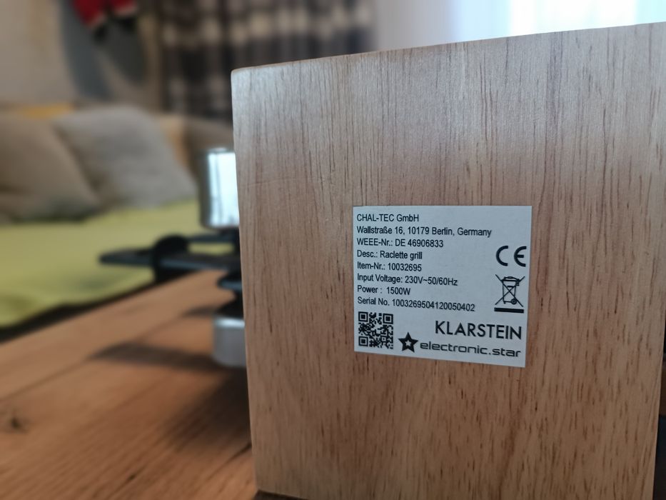 Grill kamienny, raclette Klarstein