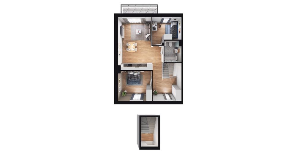 3-pokojowe mieszkanie 61m2 + balkon Bez Prowizji