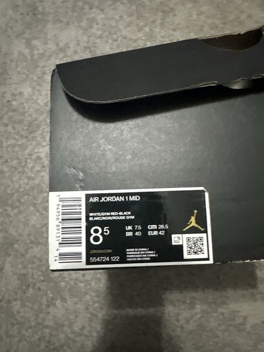 Nike Air Jordan 1 Mid GymRed