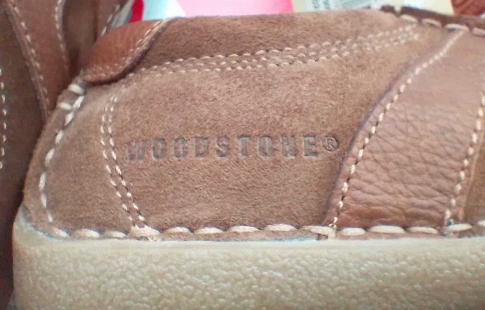 Демисезонні мокасини получеревики WOODSTONE натуральна замша шкіра
