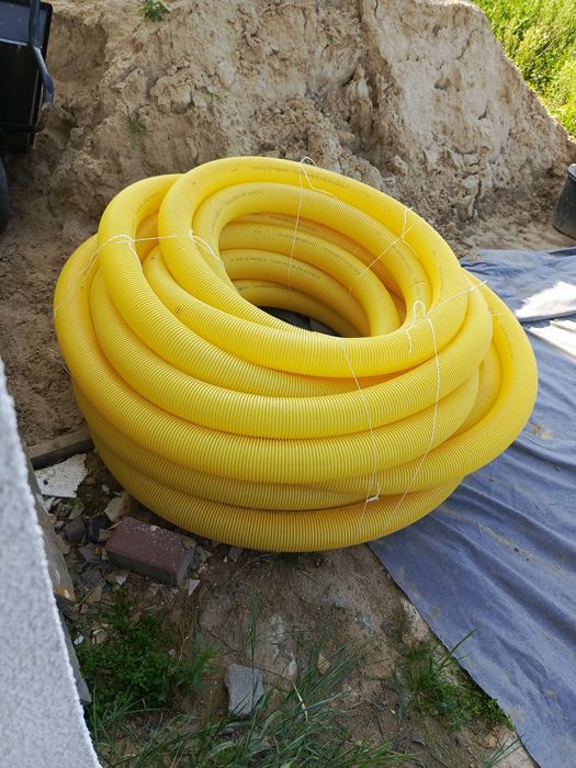 Rura drenarska pełna  Fi 100, 50m