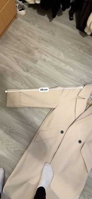 Płaszcz z wełny gratis szal z wełny