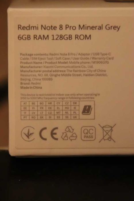 Telemóvel Redmi Note 8 Pro 6GB 128GB