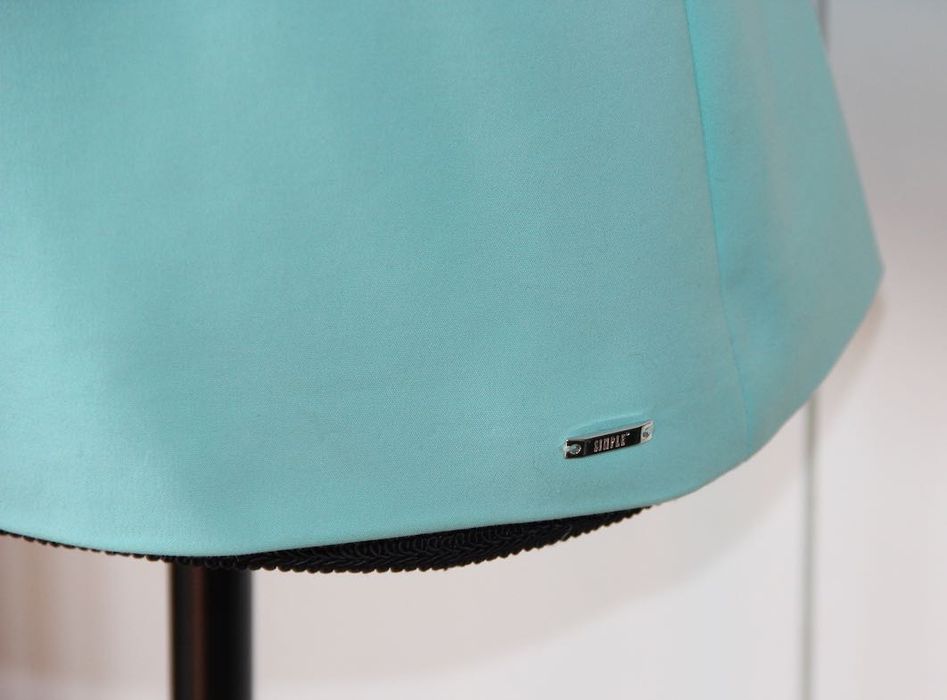 SIMPLE miętowa niebieska koszula bluzka 34 XS 36 S