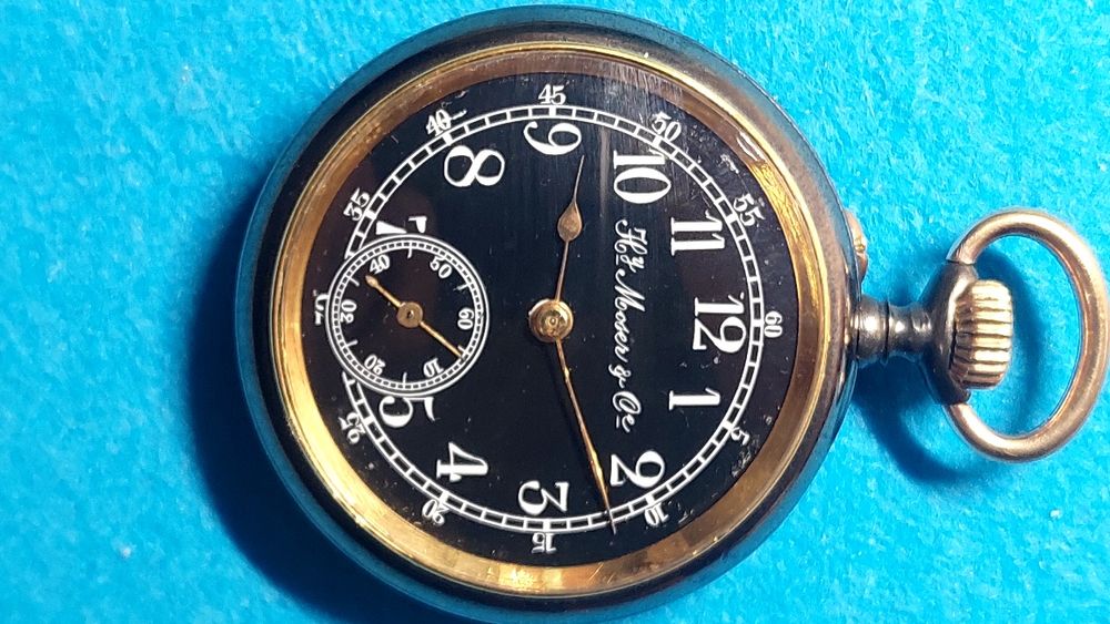 Часы карманные швейцарские механические H.Moser