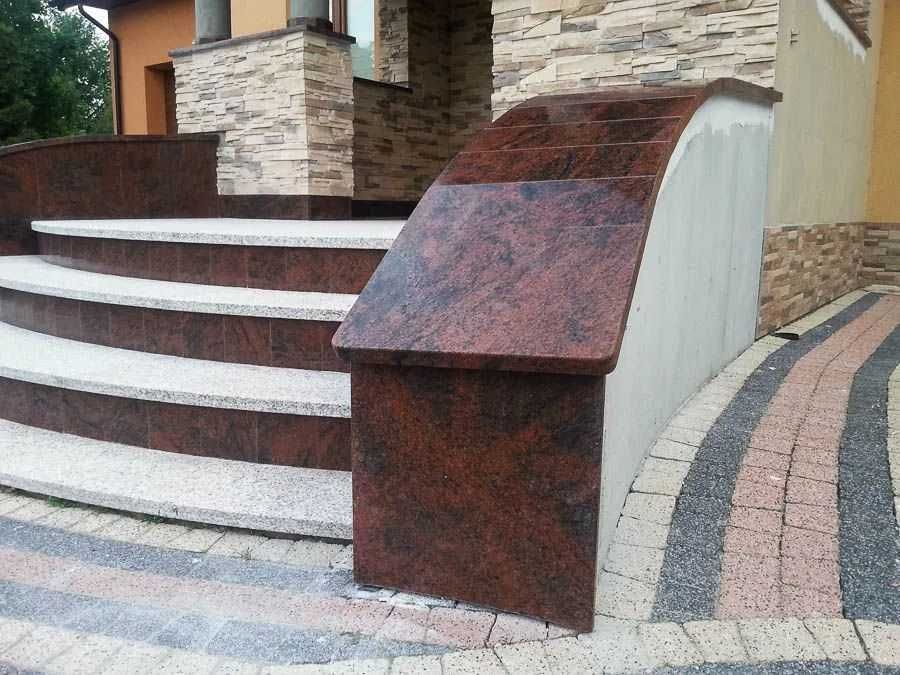 Schody posadzki parapety kominki