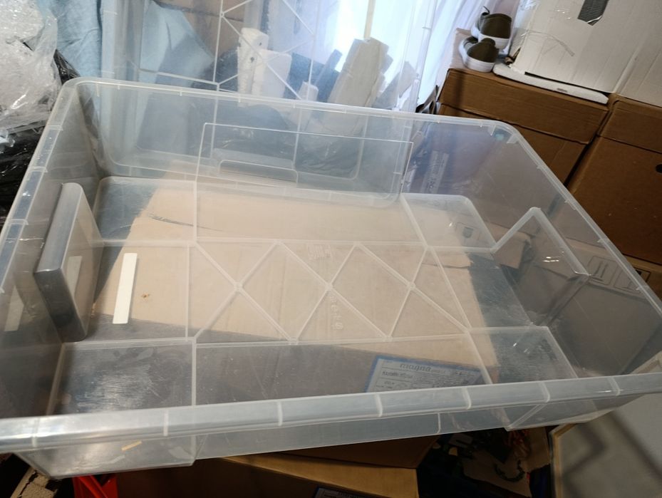 przezroczysty pojemnik do przechowywania Ikea 2 sztuki