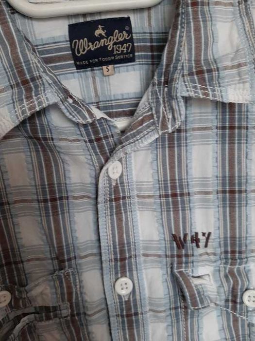 Męska koszula z krótkim rękawem S