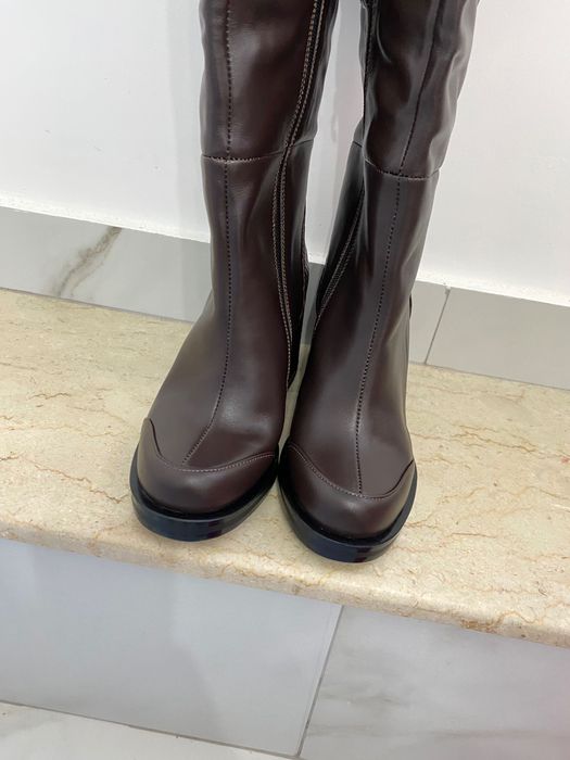 Шкіряні чоботи черевики шкіра