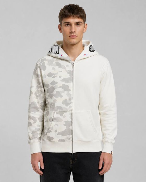 Зип худи Bape Shark фосфорное 2026
