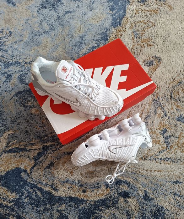 Buty Nike Shox TL White Metallic Silver r.36