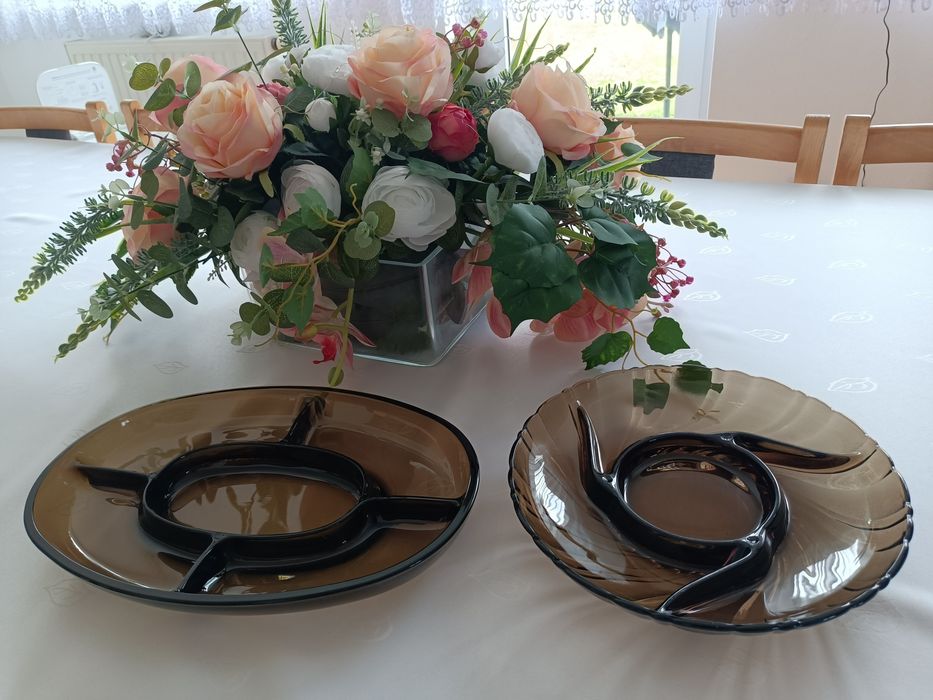 Półmiski na przekąski zestaw 2 szt. talerze  na przekąski