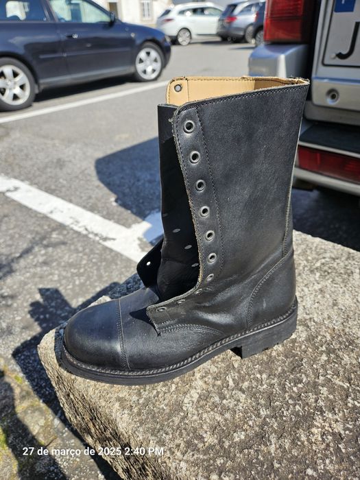 Botas Militares em pele