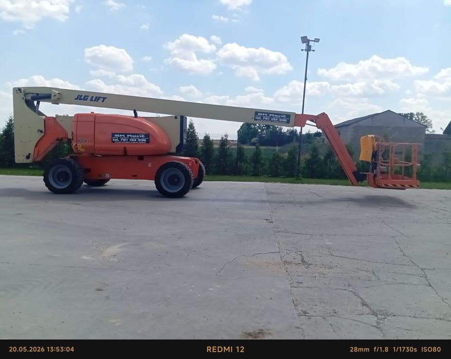 JLG 800aj  Podest teleskopowo przegubowy 26m spalinowy platforma