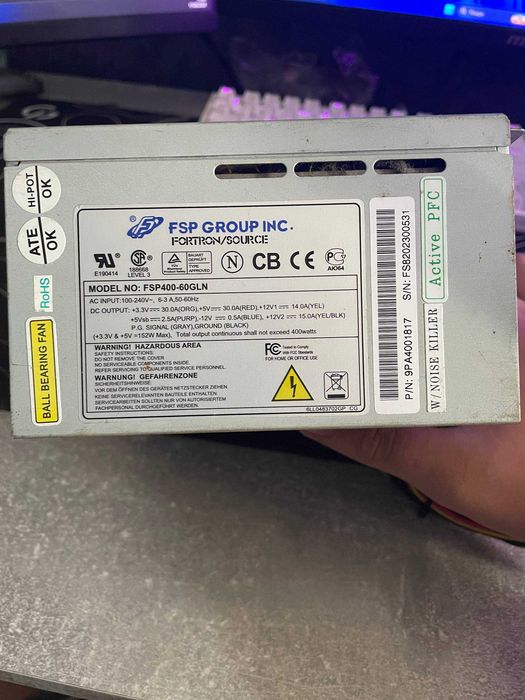 Блок живлення FSP 400 ВАТТ