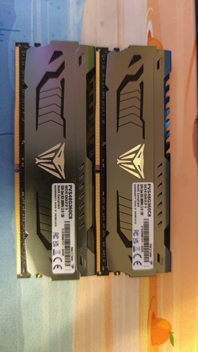 Модуль пам'яті для комп'ютера DDR4 8GB 3600 MHz Viper Steel Gray Patri