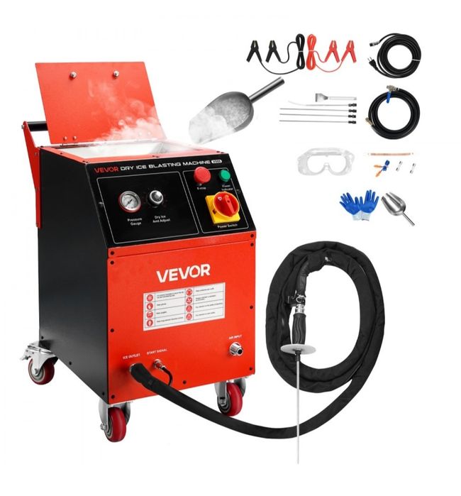 Maquina limpeza gelo seco