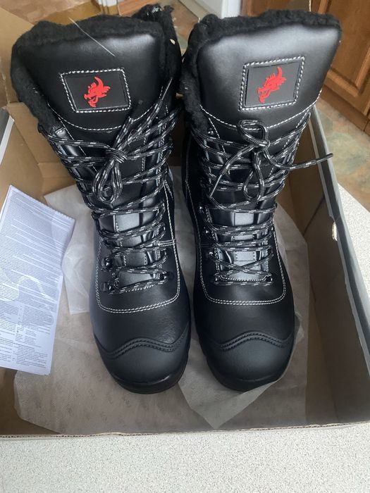 Wysokie buty zimowe robocze meskie