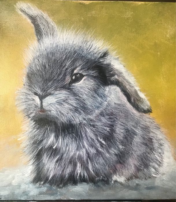 Картины в технике сухая кисть