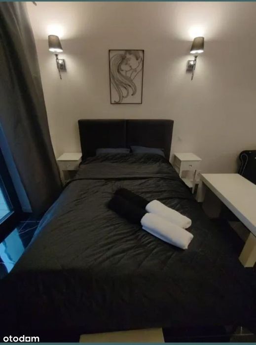 Wynajmij nowoczesne mieszkanie z balkonem w centrum w Hanza Tower