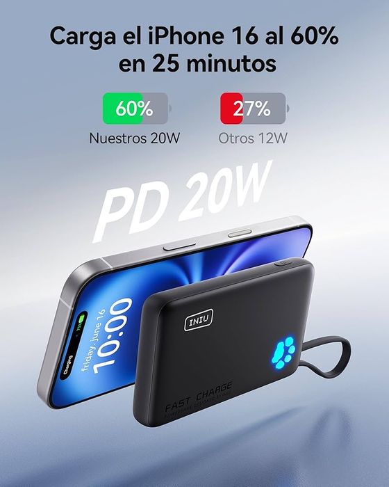 Павербанк INIU p41 10000mAh 45w