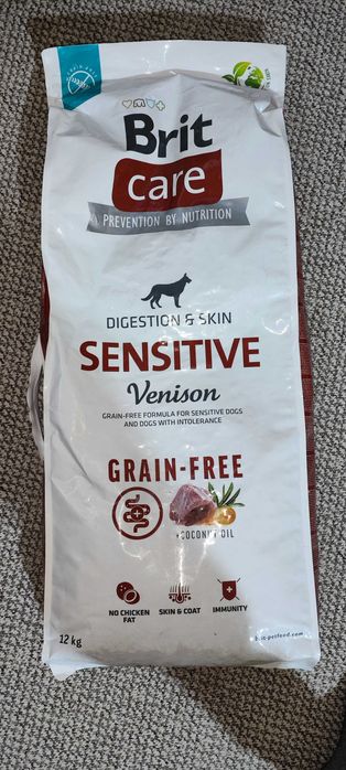 Brit Care Dog Grain-free Sensitive с чувствительным пищеварением 12кг